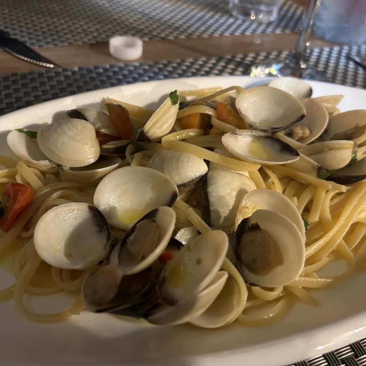 Espagueti a la vongole 