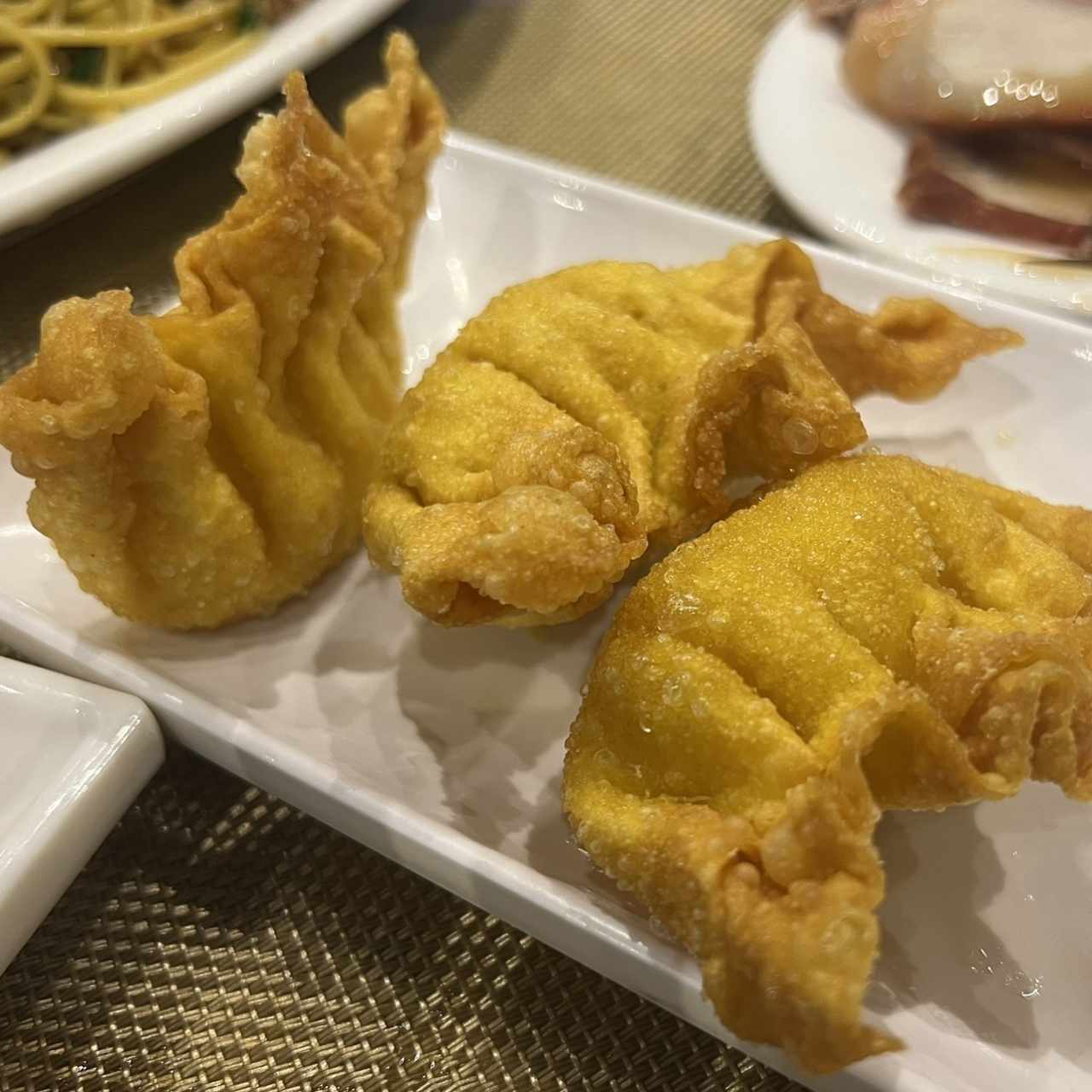 Wanton de camarones 