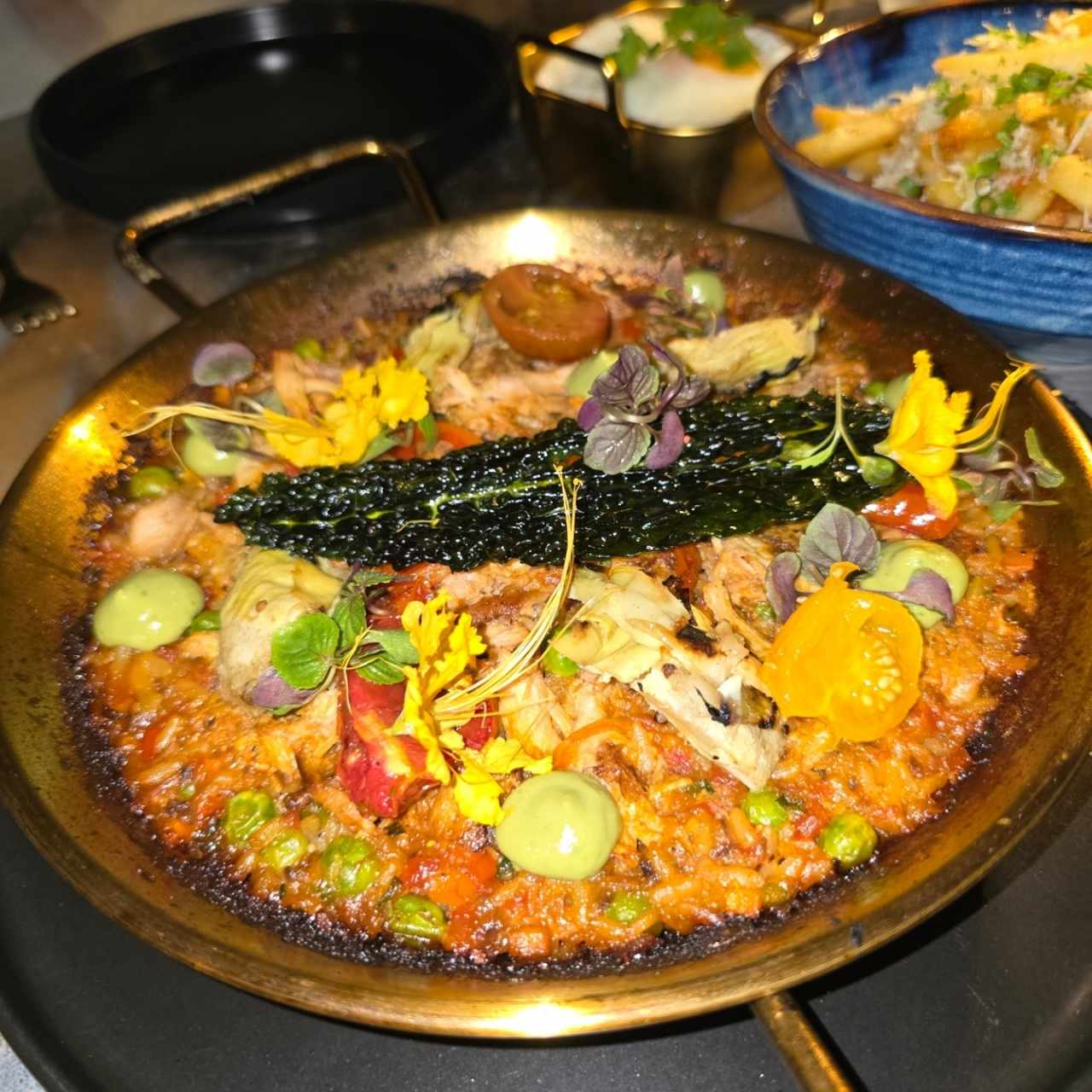 paella de conejo