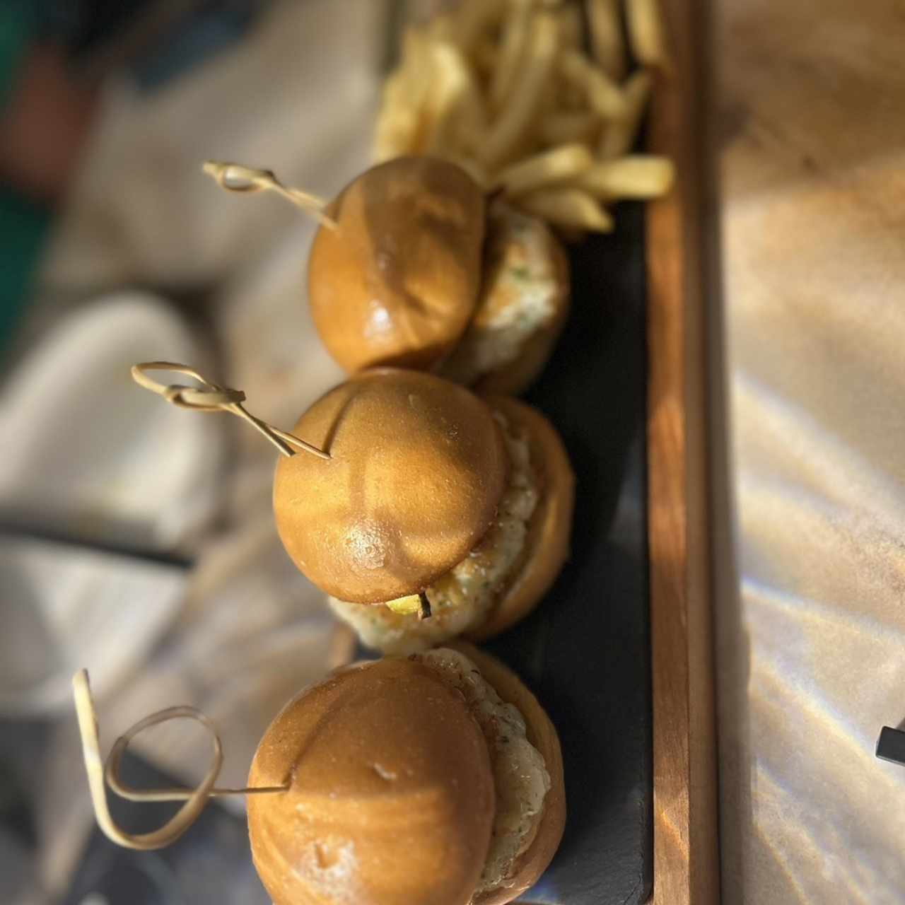 Mini Hamburguesas de Camarón