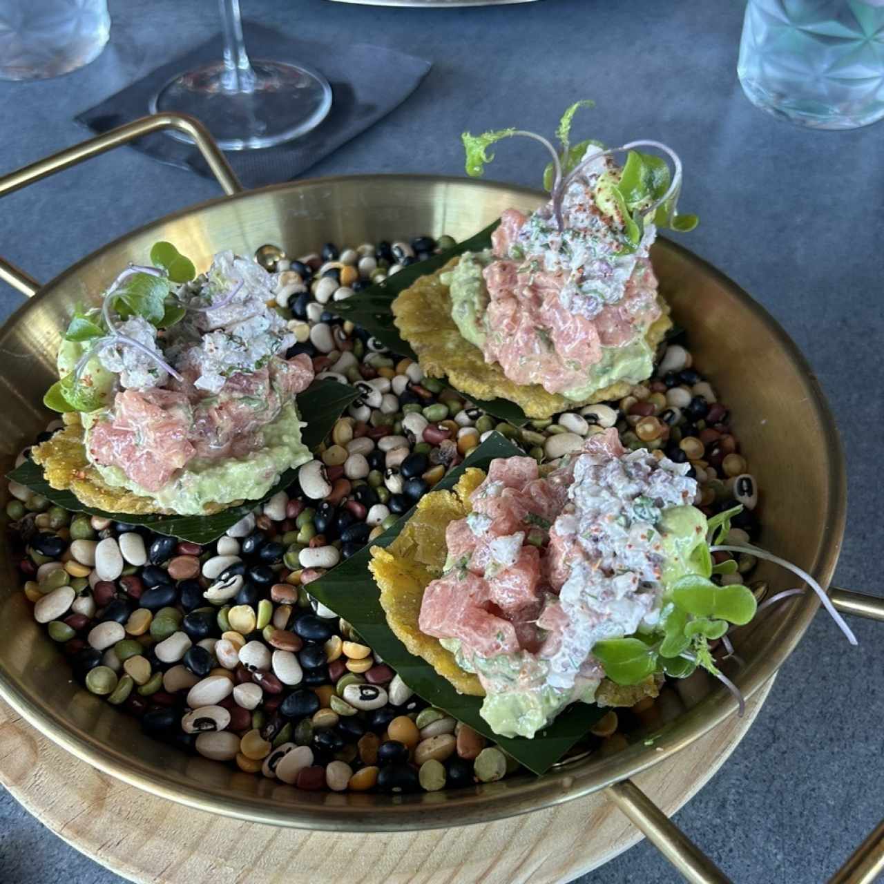 Trio de tostones