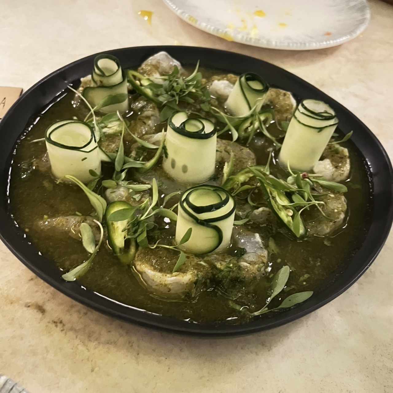 Comidas - Aguachile de Camarones