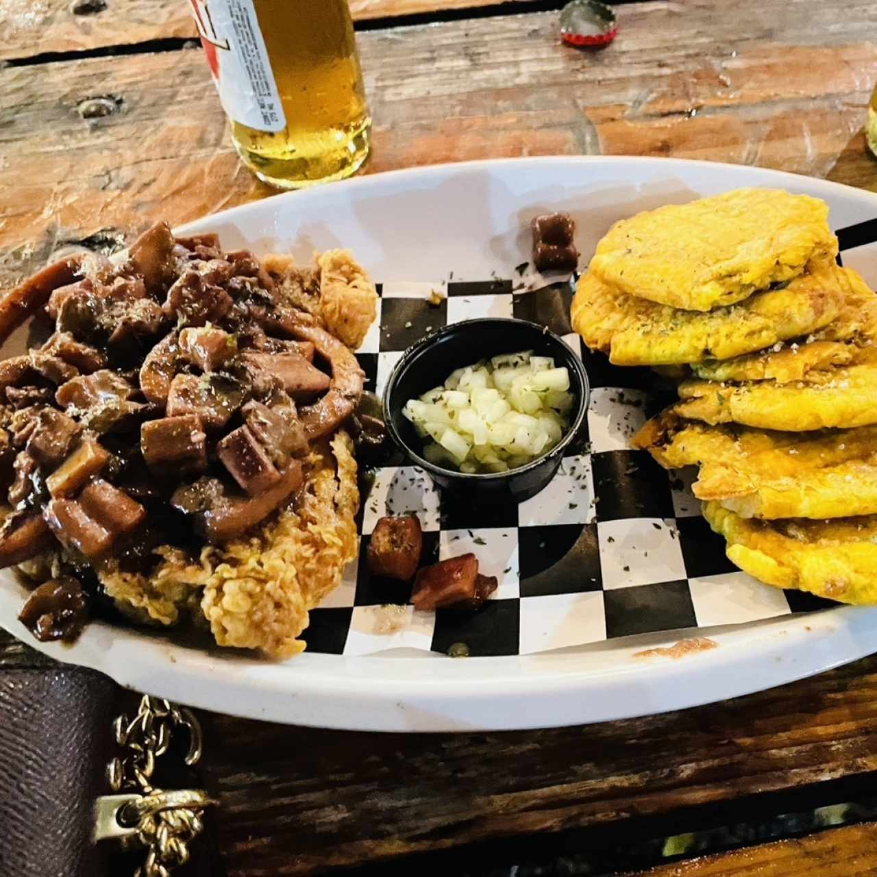 Filete de pescado a lo macho 