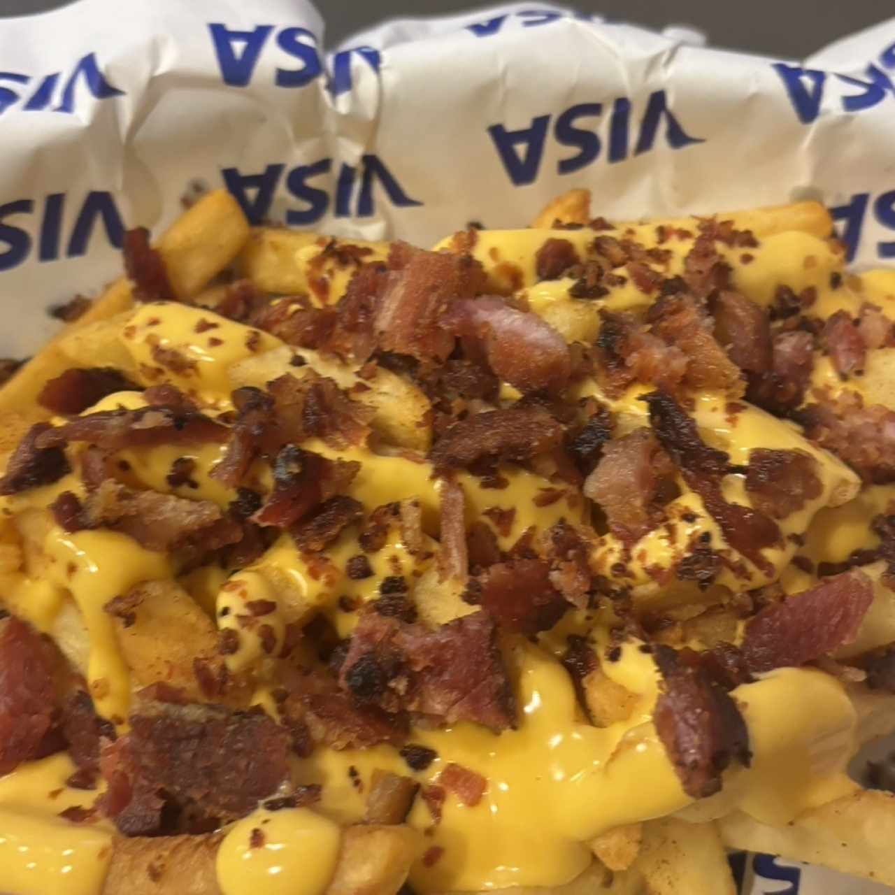 Papas Cheddar & Bacón