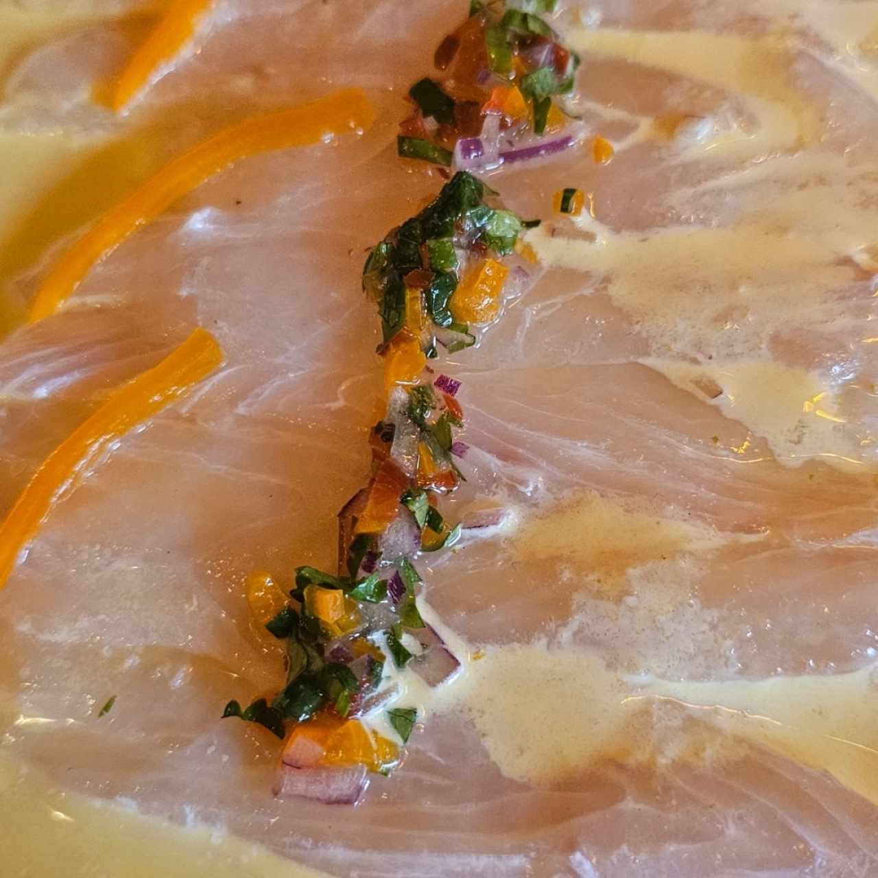 tiradito de pescado 