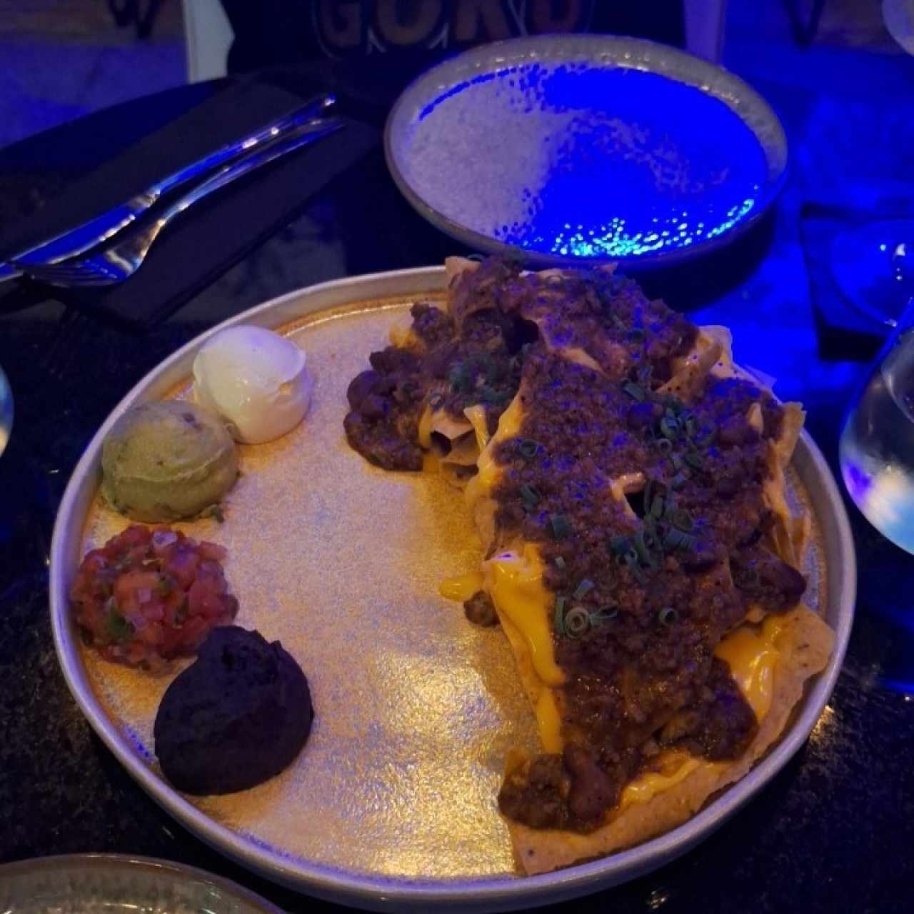 nachos de carne