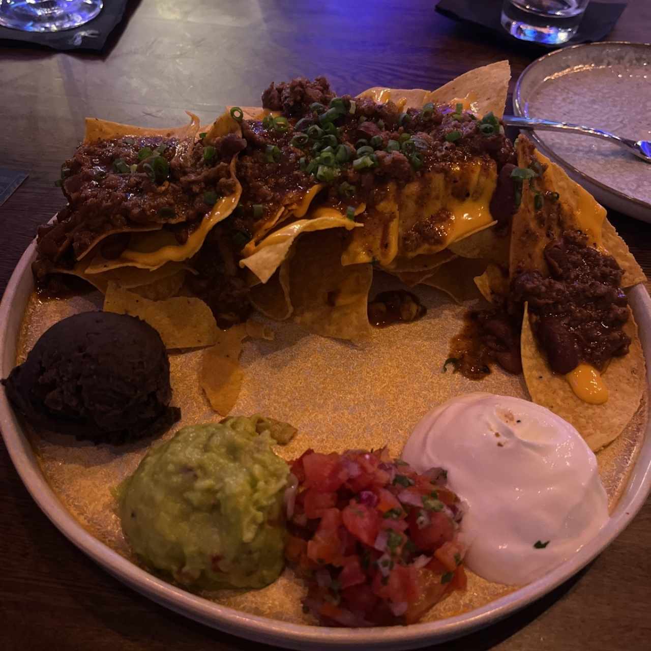 Nachos de carne