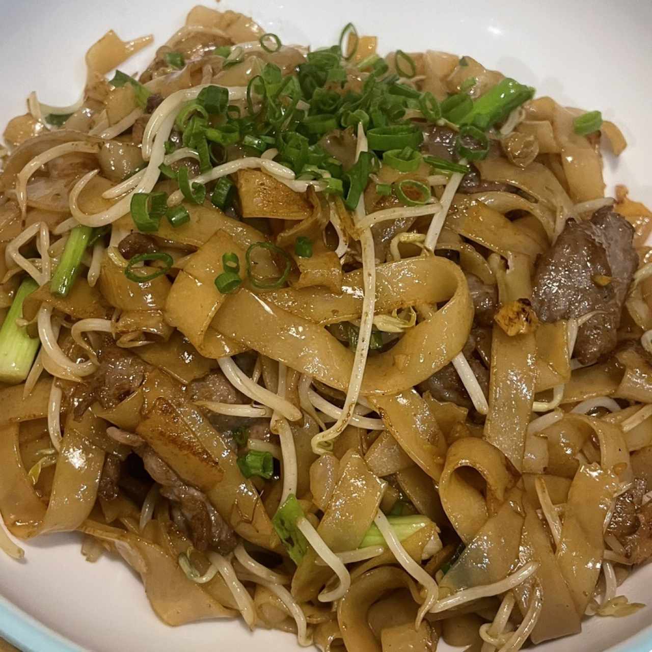 Chow fun de carne