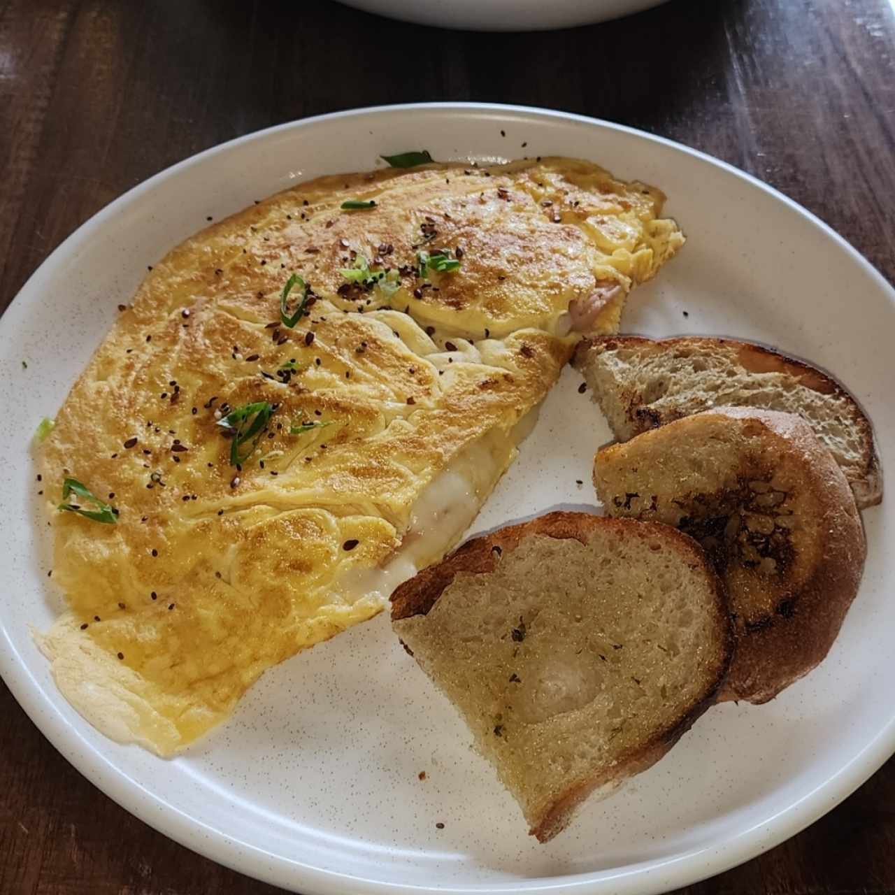 Omellete de Jamón y Queso