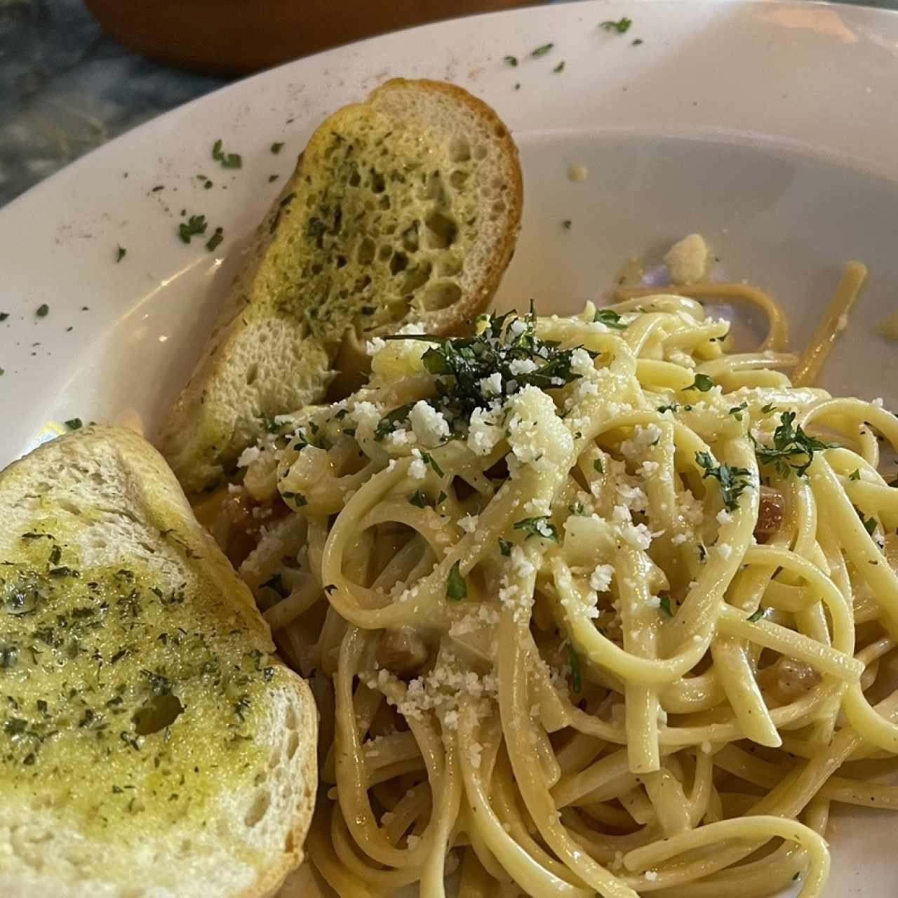 Nuestras Pastas - Linguini Carbonara