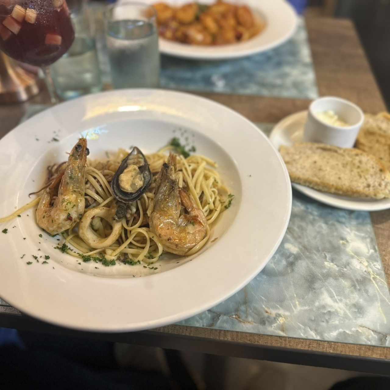 Linguini ai Frutti di Mare al Olio