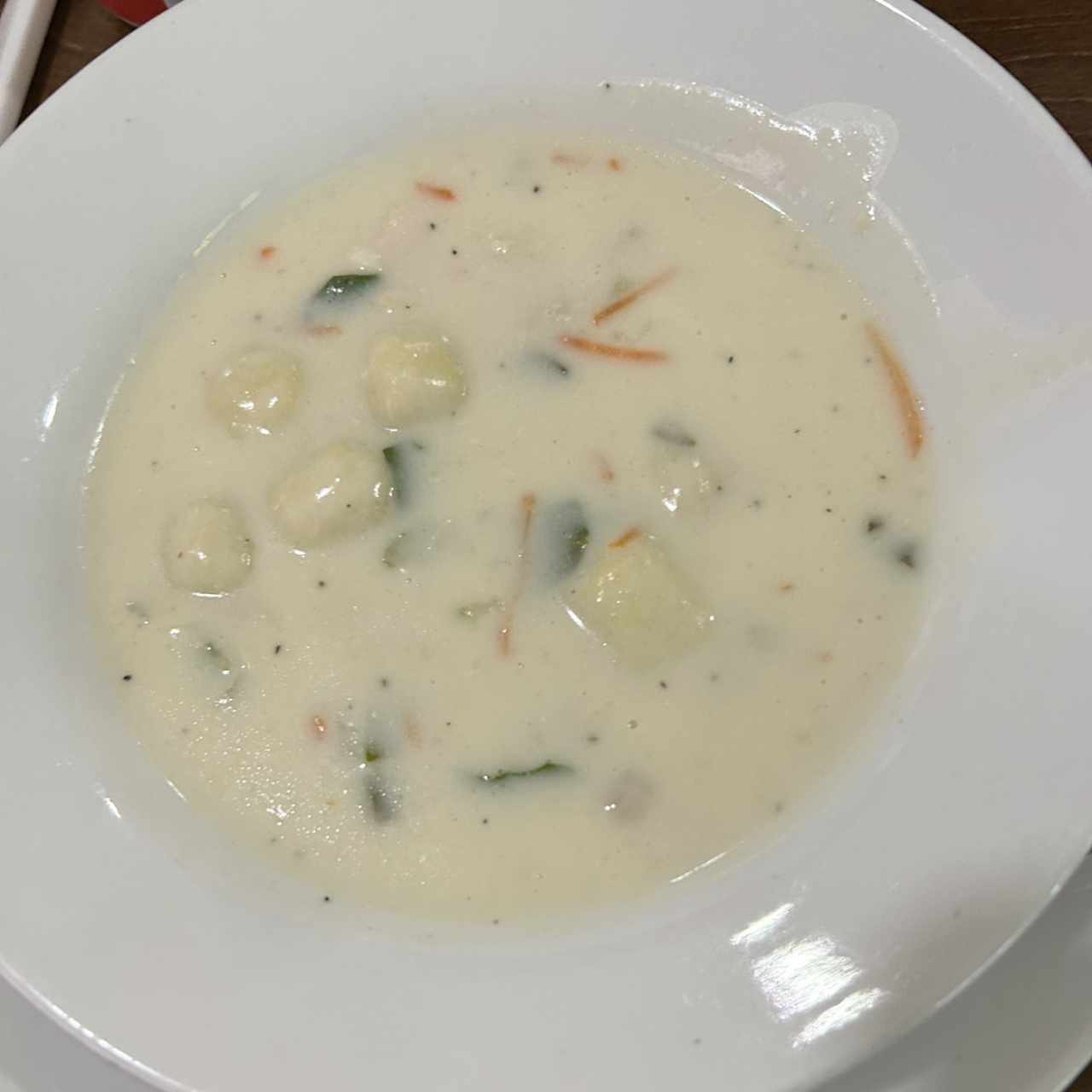 Sopa de gnocchi