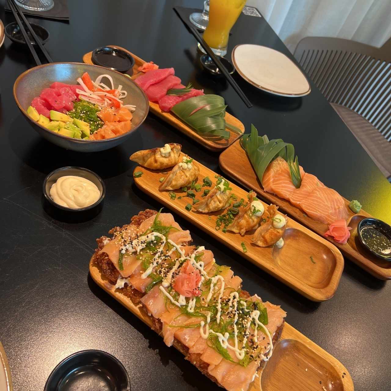 Sushi Pizzas - Smoked Salmon