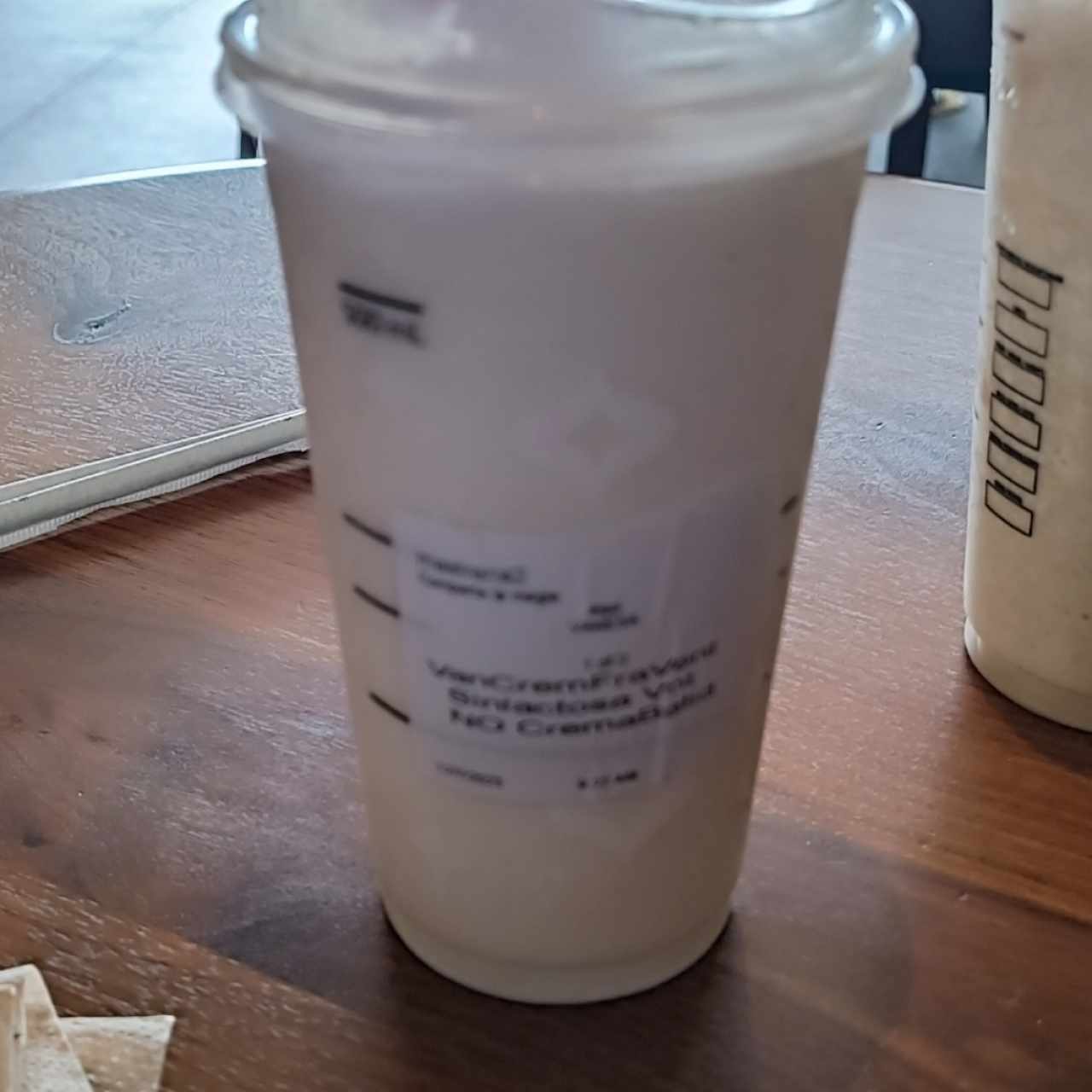 frapuccino de vainilla