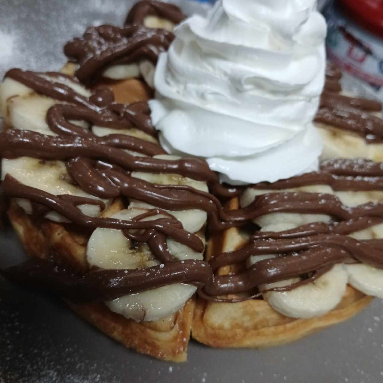 wafles banana 🍌 nutella