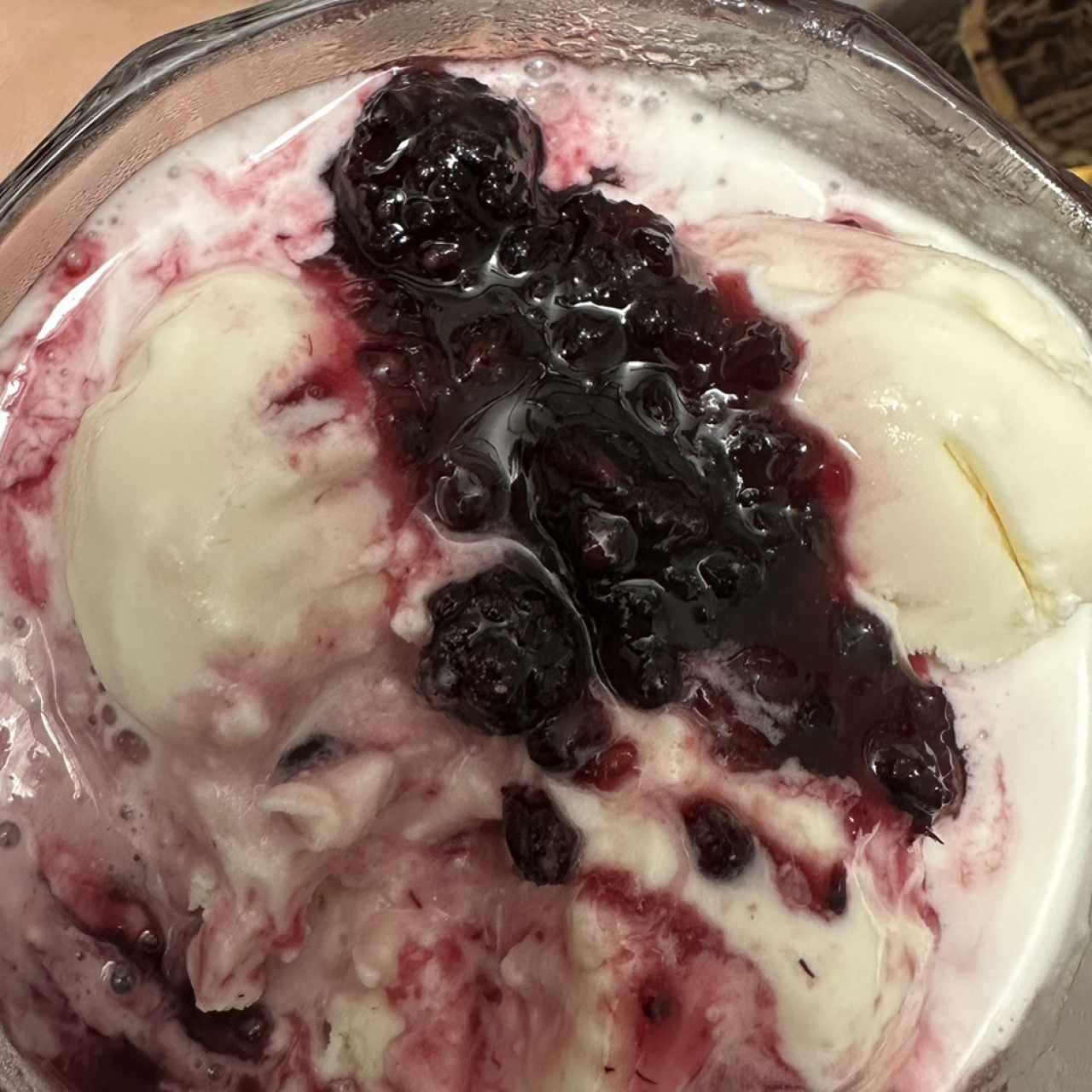 ICE CREAM WITH JAM