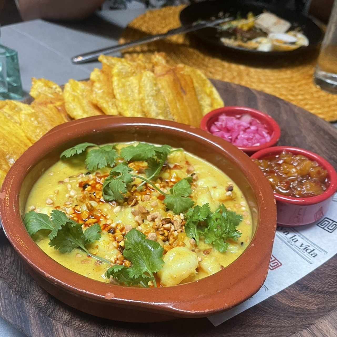 Patacones y Camarones Isla Manzanillo Platter (GF)