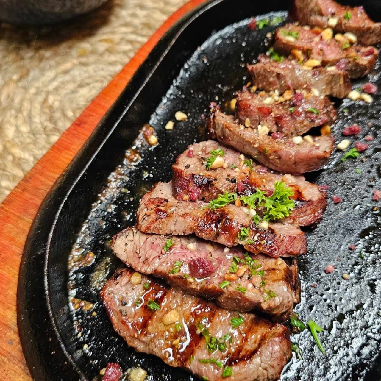 Filete de Res Nacional a la parrilla "sin pepitas en la lengua " (GF)