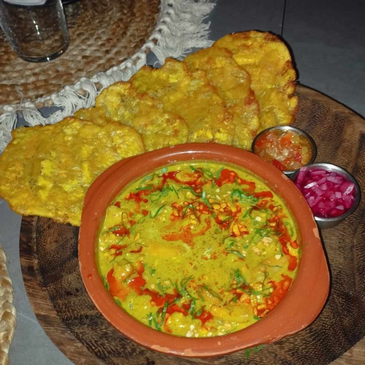 Patacones y Camarones Isla Manzanillo Platter (GF)