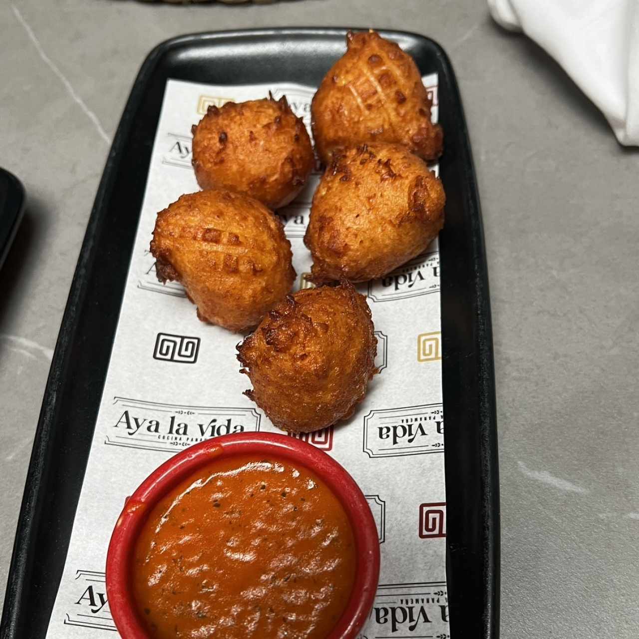 Buñuelo de maíz como en carnavales