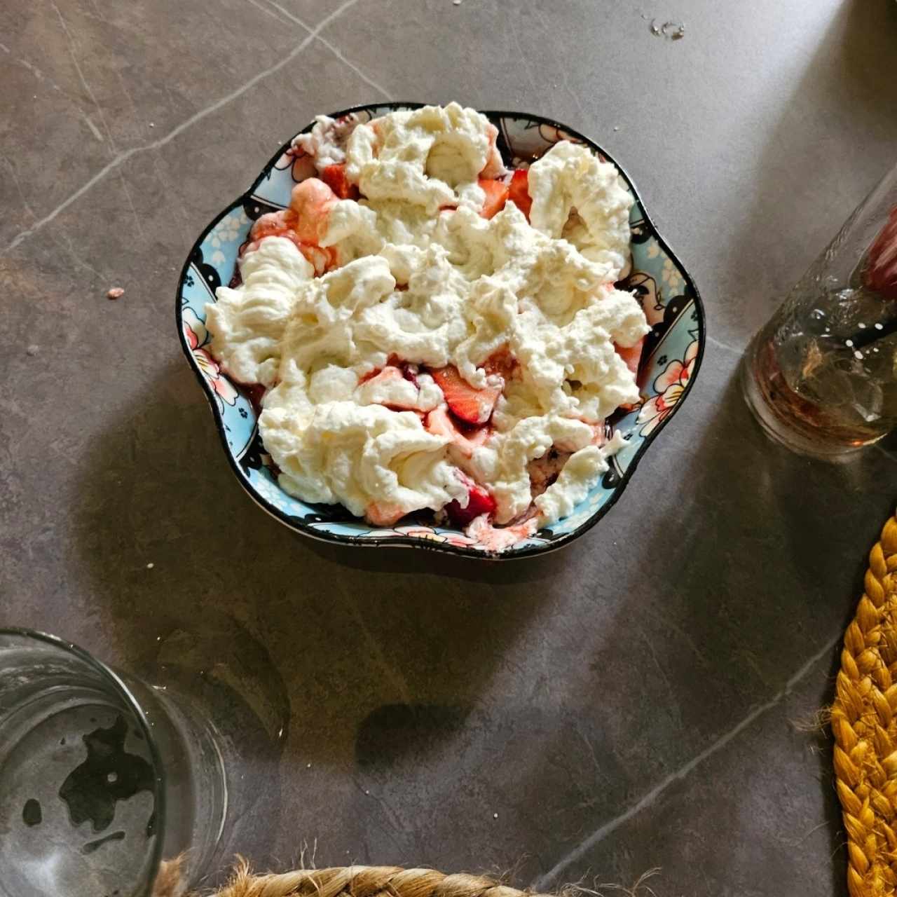 Fresas con crema de Boquete