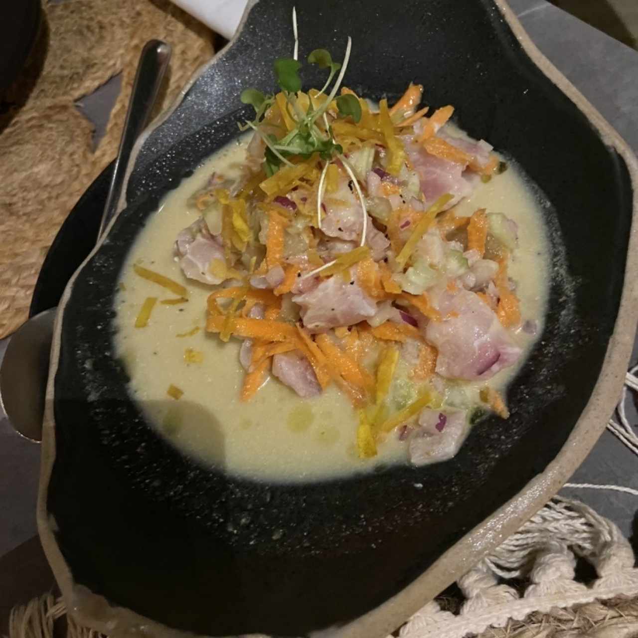 Ceviche de Corvina Al estilo Aya La Vida (GF)