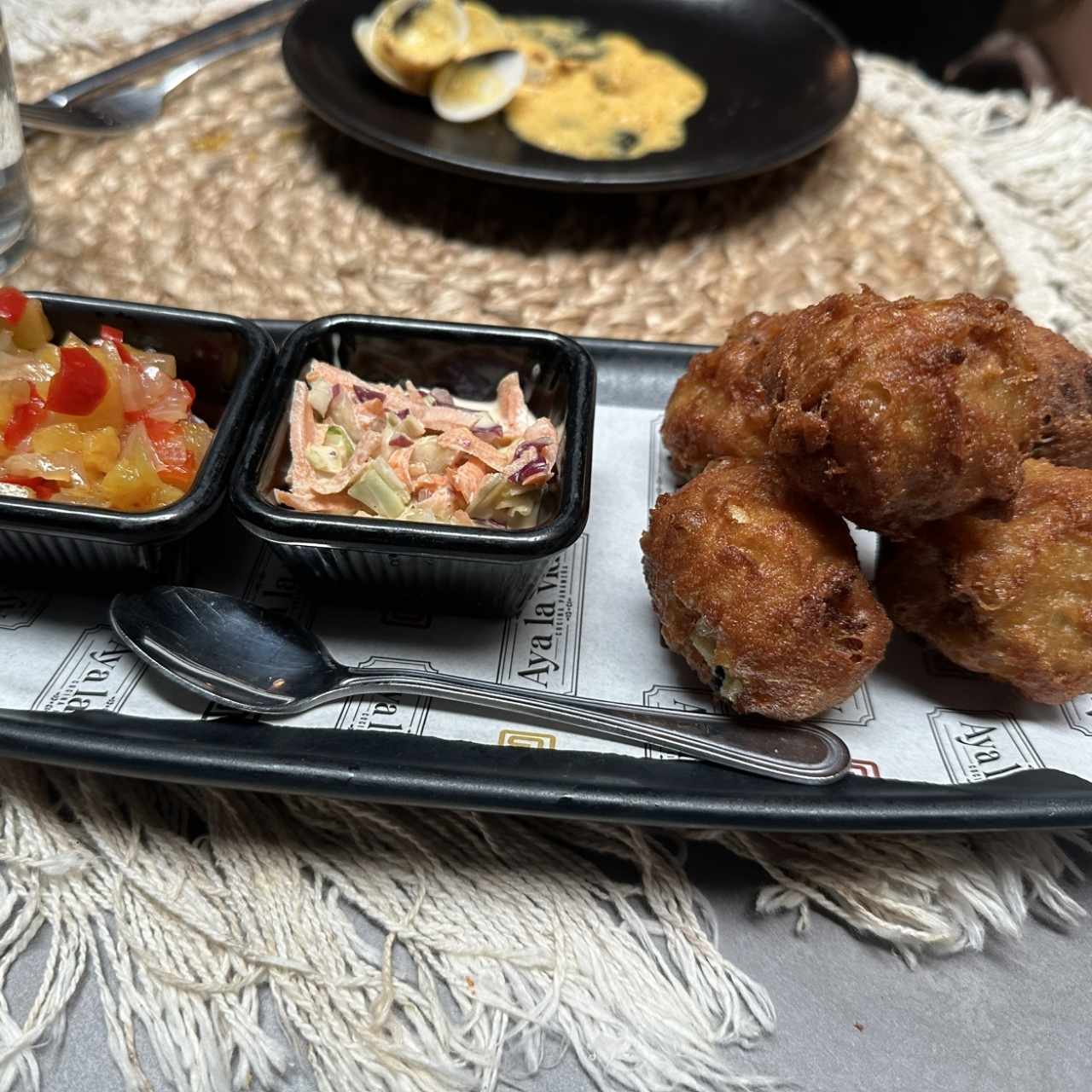 Bacalao en tempura de curry y coco 