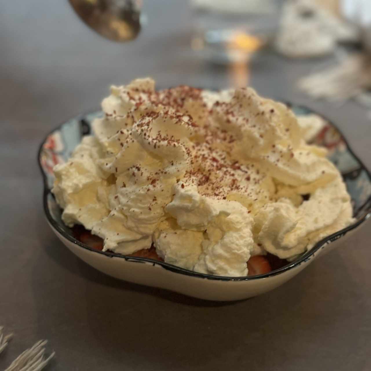 Fresas con crema de Boquete