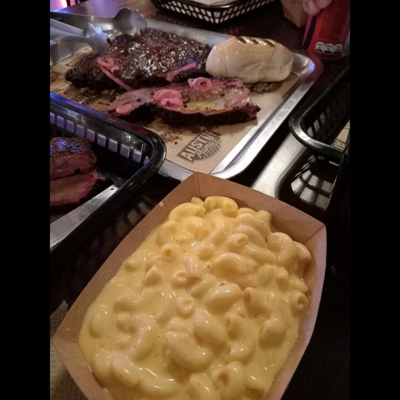 MAC & CHEESE(+3.00 ADD MEAT) (V)