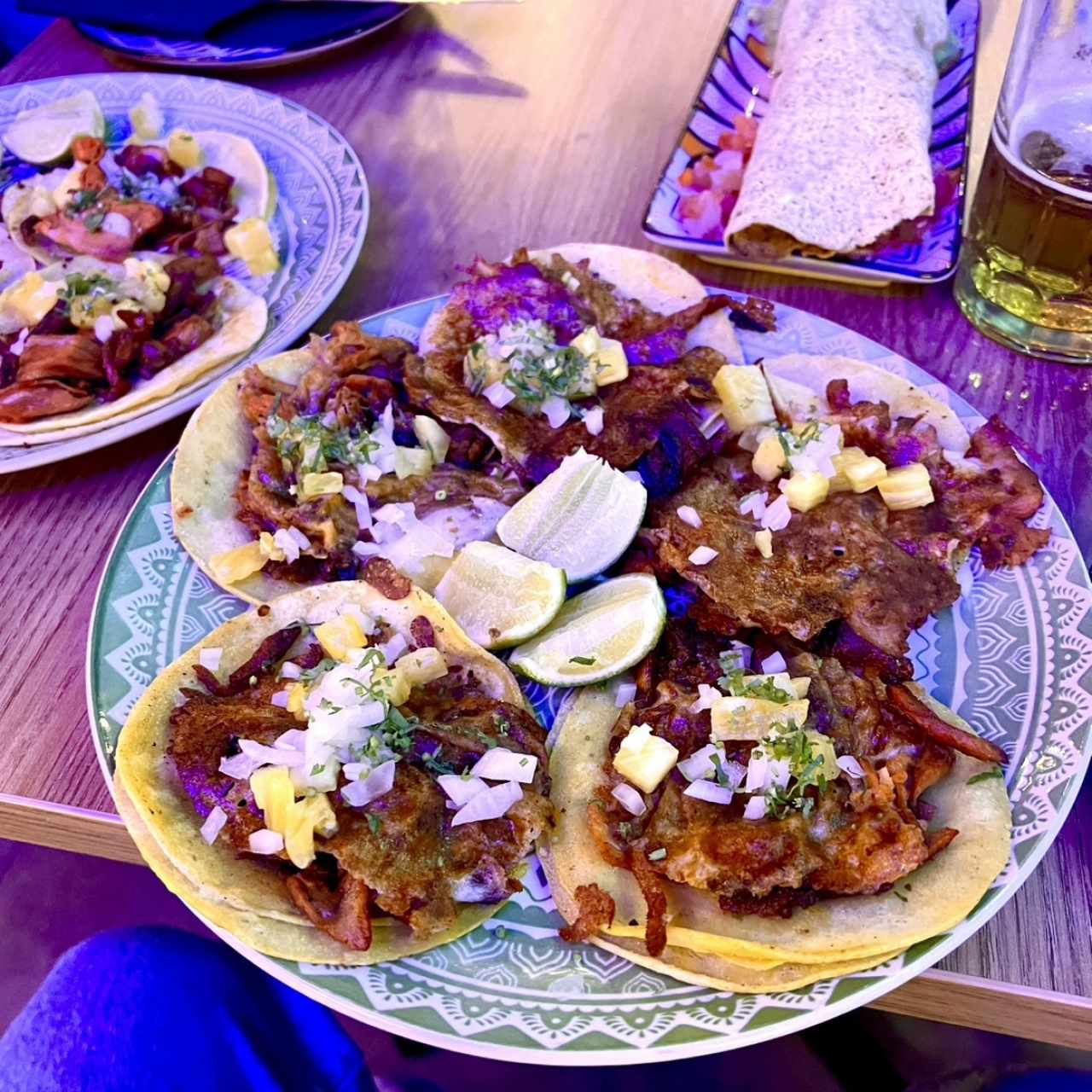 ORDEN DE 5 TACOS CON QUESO