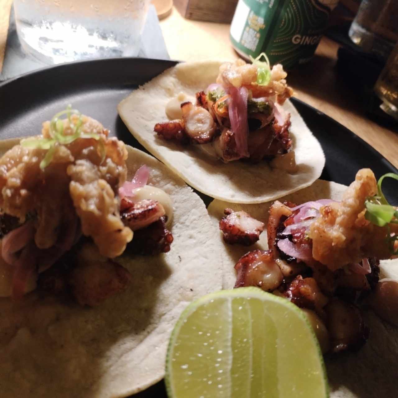 LOS TACOS DE PULPO