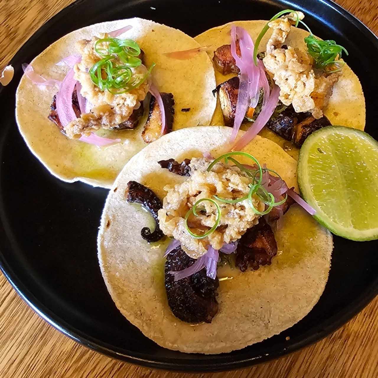 LOS TACOS DE PULPO