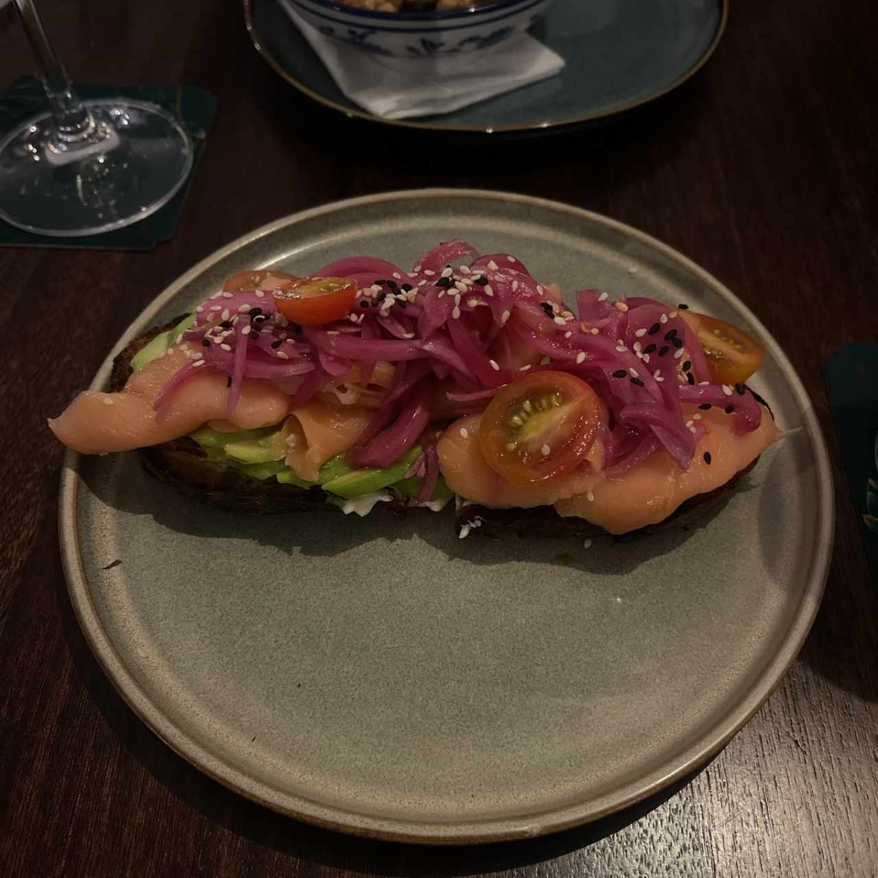 Salmon Tartine