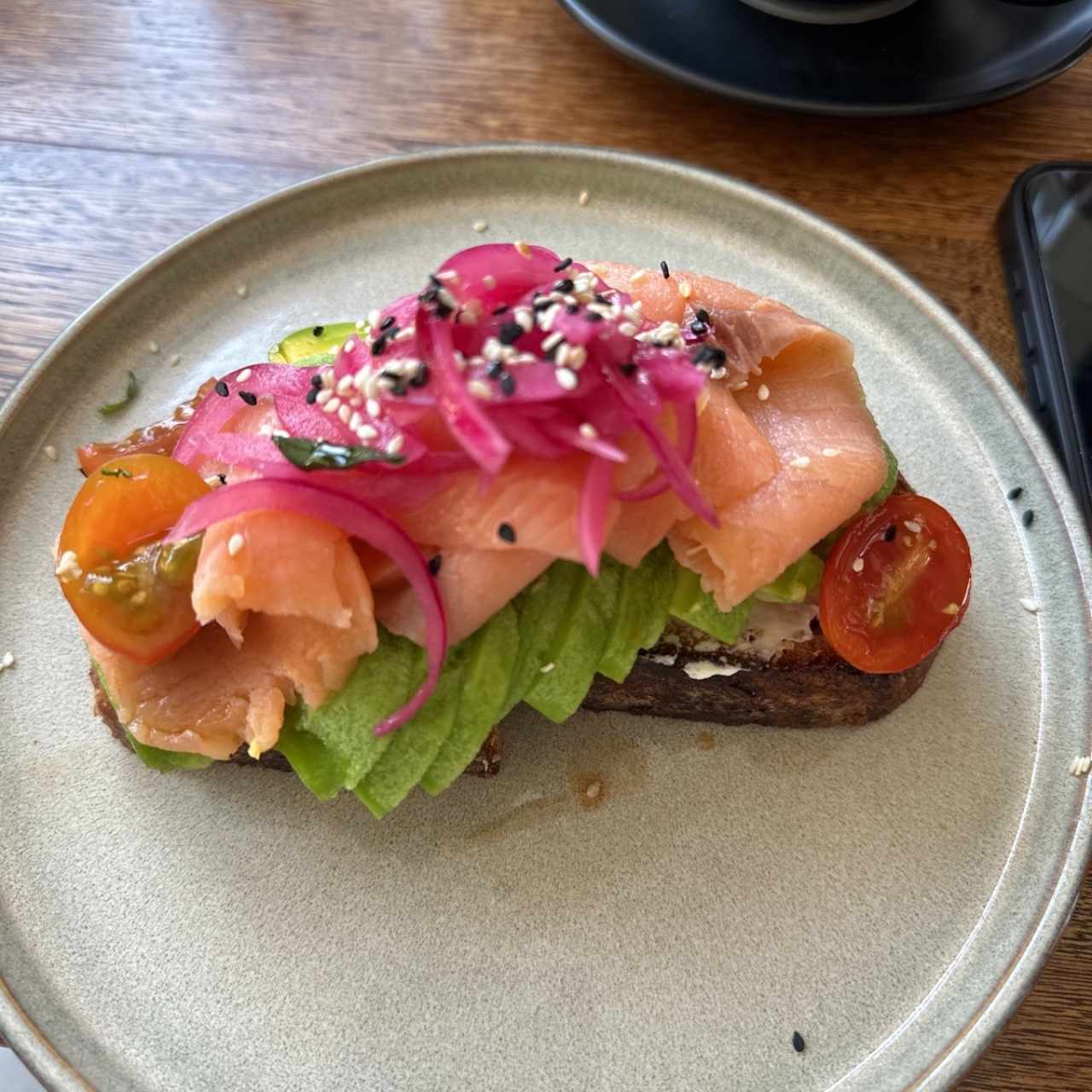 Salmon Tartine