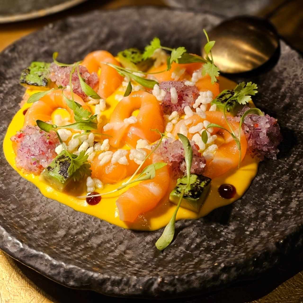 tiradito de salmon