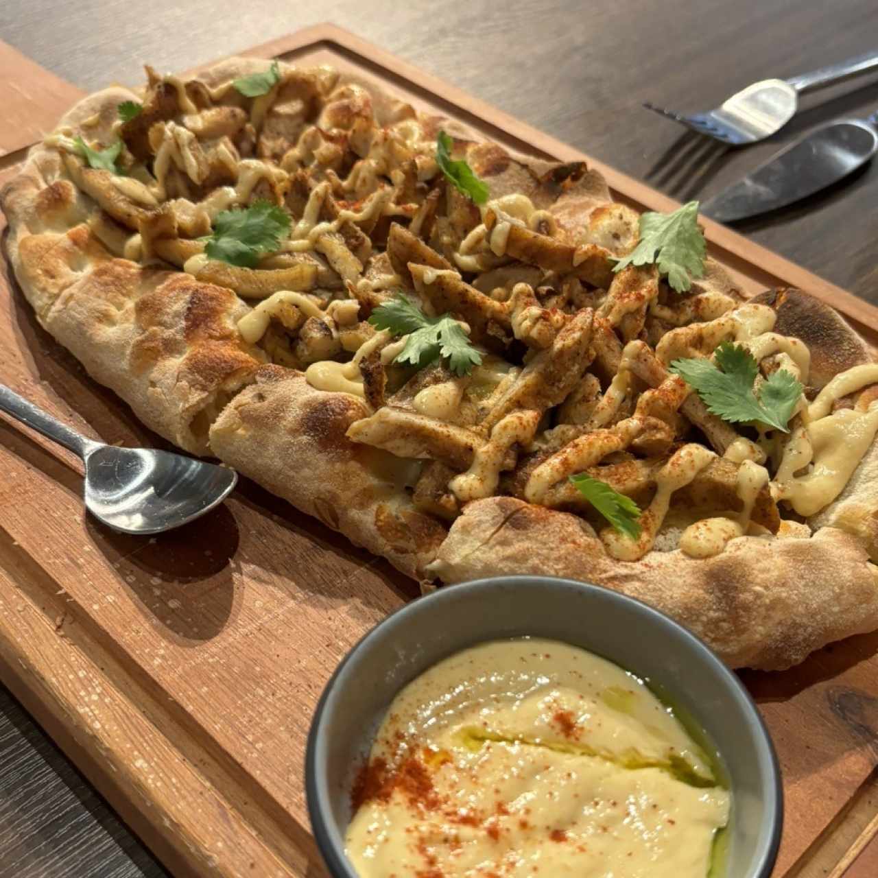 FLATBREADS - Chicken Shawarma