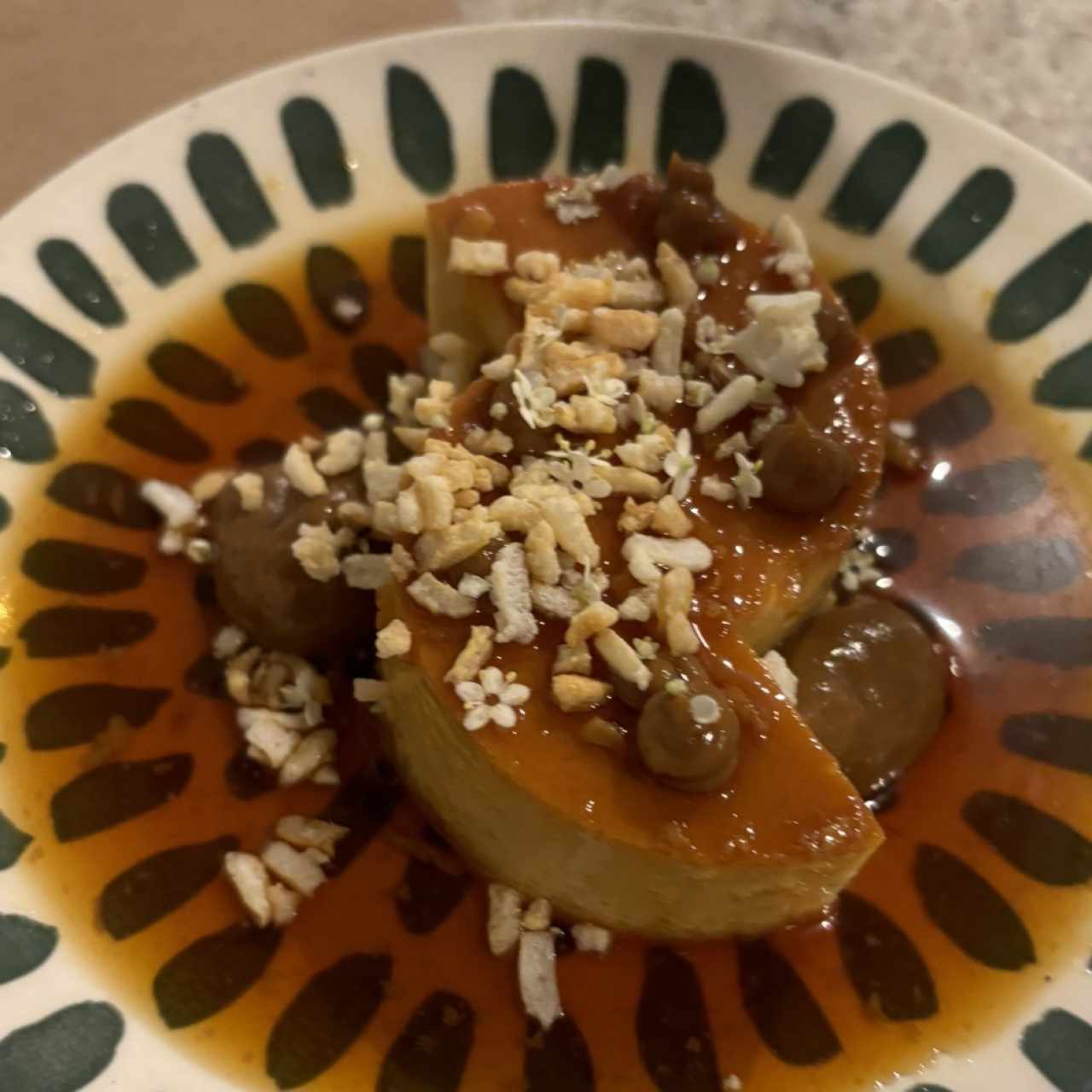 Flan de Coco con Manjar Blanco