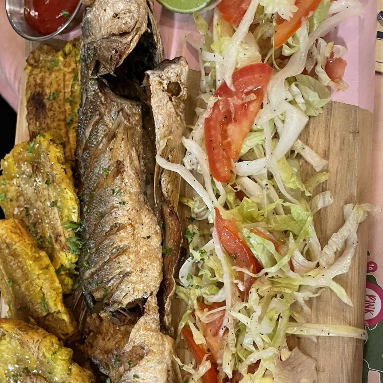 Pescado frito 