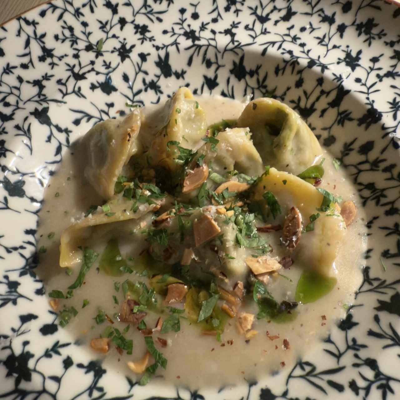 Tortelli De Ricota y Espinaca