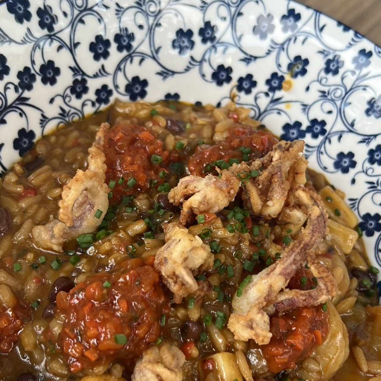 Guacho de mariscos