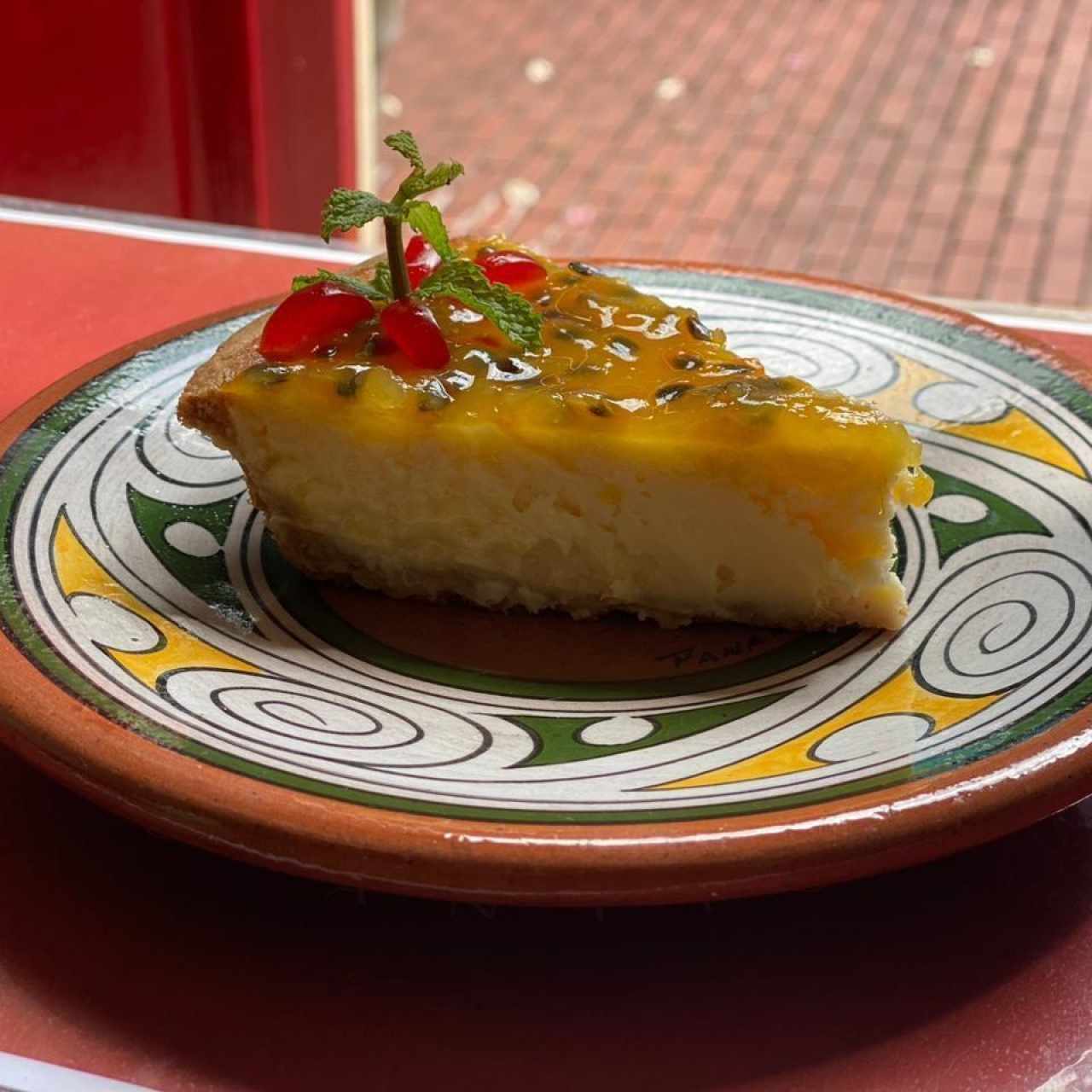 Tarta de Queso y Maracuyá