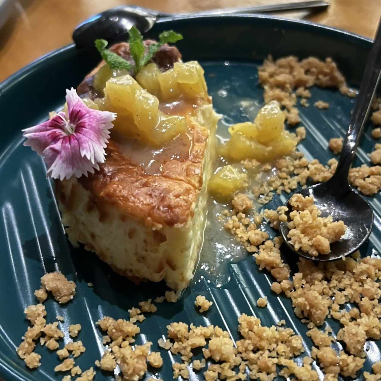 Tarta Vasca de piña