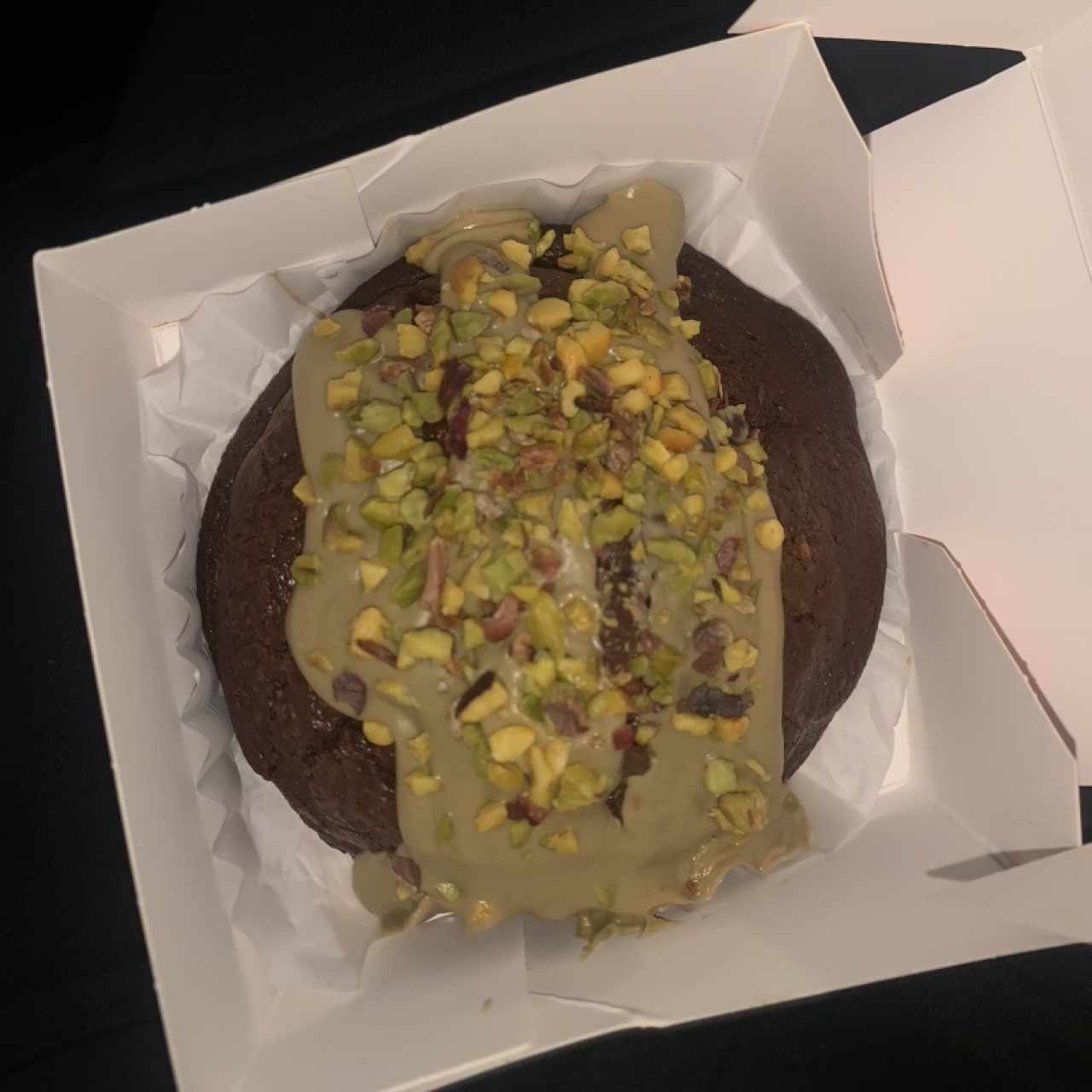 Galleta de chcolte con pistacho