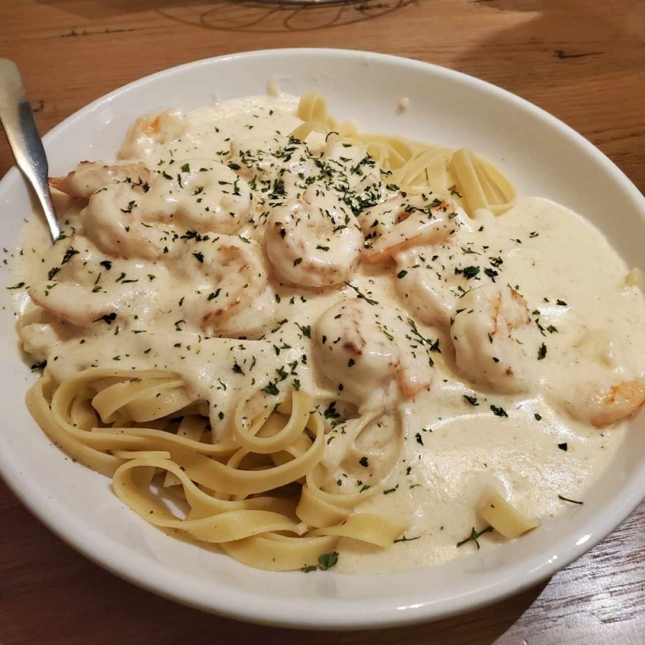 Shrimp Alfredo