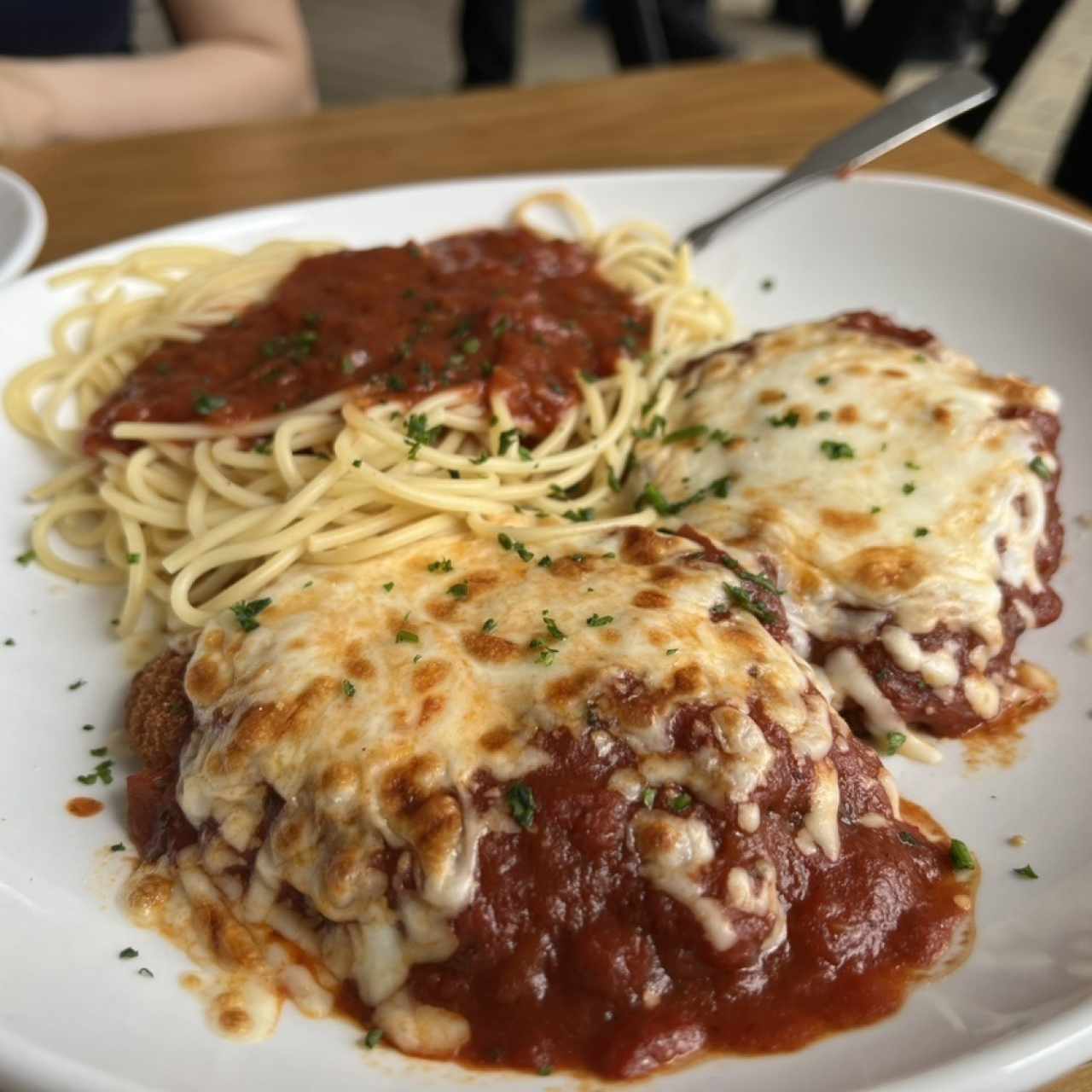 Chicken parmigiana 