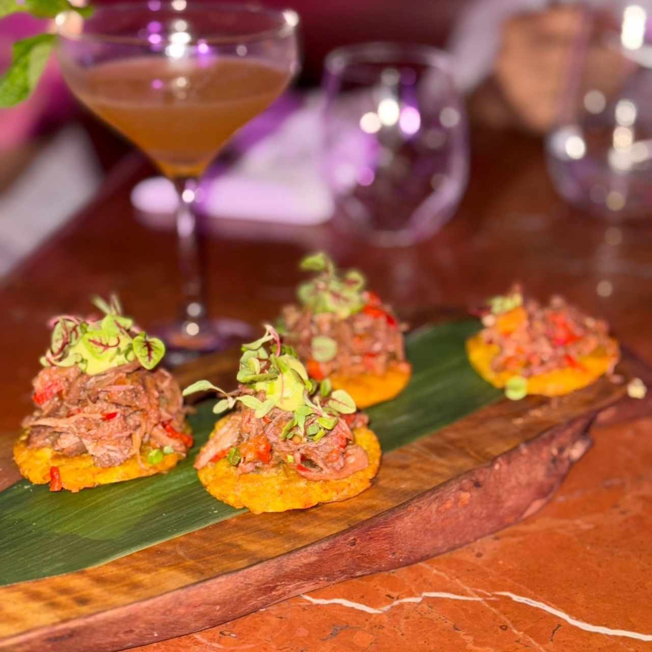 Tostones de ropa vieja