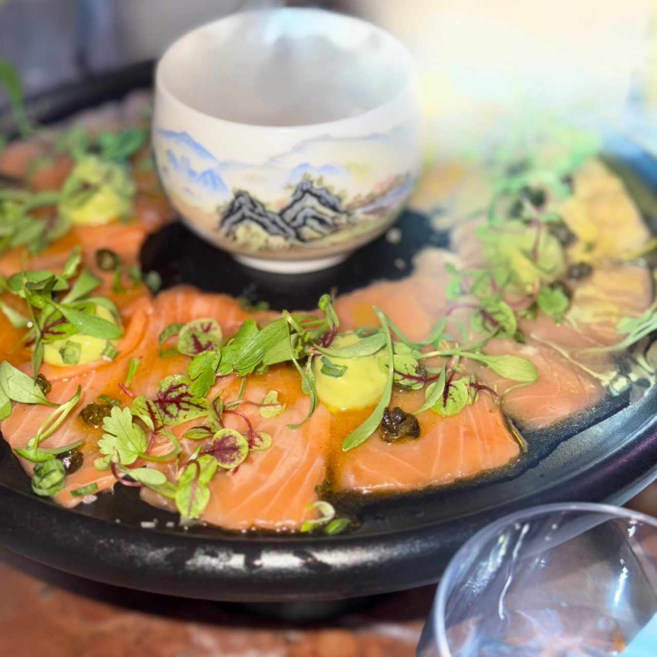Carpaccio de salmon