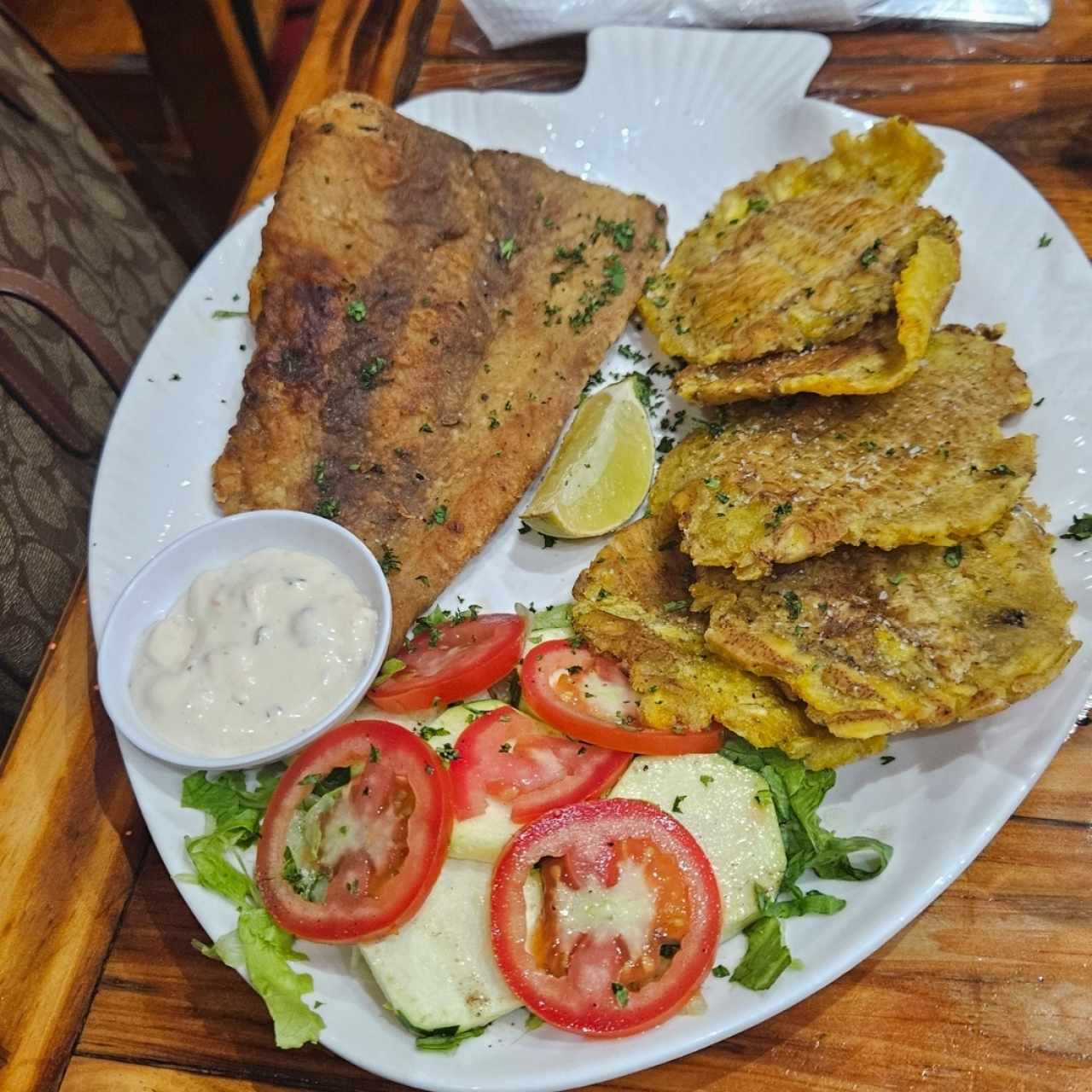 filete relleno con patacones 