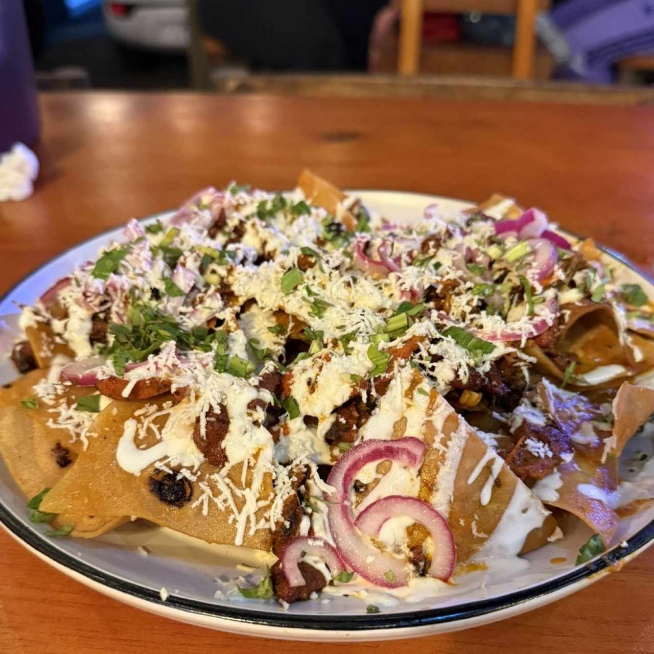 Chilaquiles en salsa roja