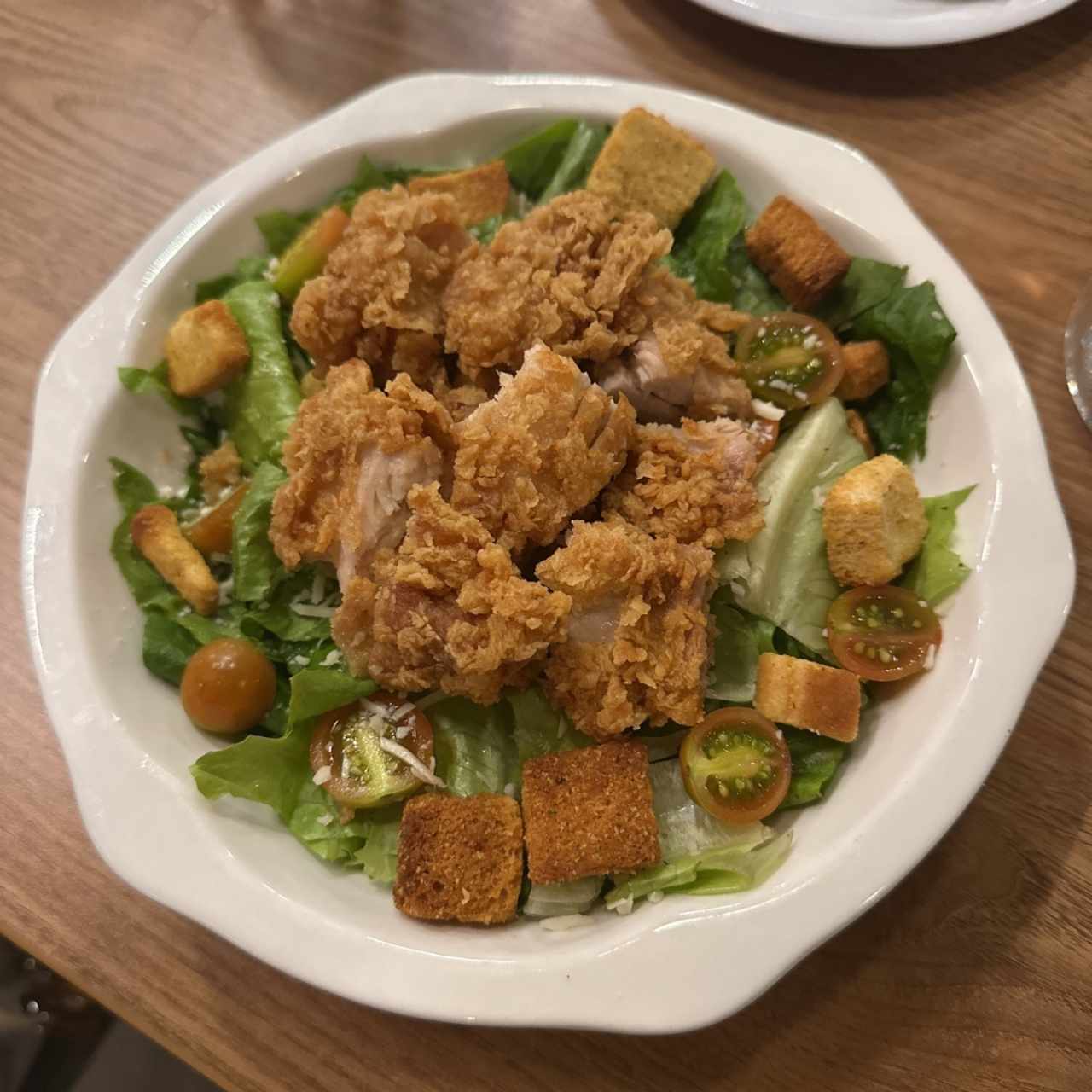 Golden crispy salad 